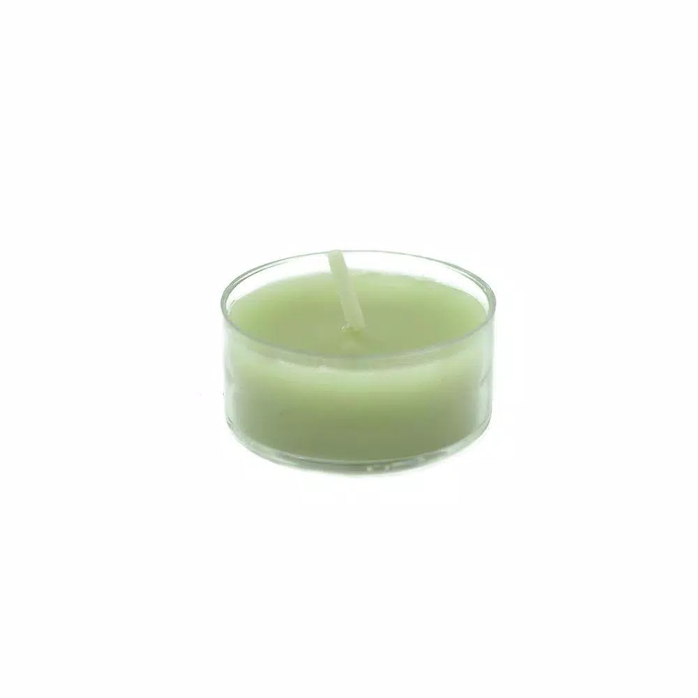 Zest Candle 1.5 In. Sage Green Tealight Candles (50-Pack) 1 Zest Candle 1.5 In. Sage Green Tealight Candles (50-Pack)