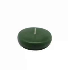 Zest Candle 2.25 In. Hunter Green Floating Candles (Box Of 24)