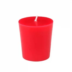 Zest Candle 1.75 In. Red Votive Candles (12-Box)