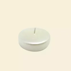 Zest Candle 2.25 In. Pearl White Floating Candles (Box Of 24)