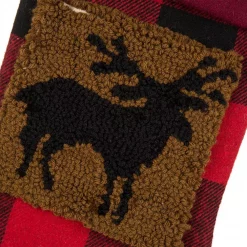 Glitzhome 19 In. Acrylic Plaid Stocking With Rug Hooked Reindeer And Bear (Set Of 2) 12 Glitzhome 19 In. Acrylic Plaid Stocking With Rug Hooked Reindeer And Bear (Set Of 2) -Indoor-Christmas-Decorations Sales unnamed file 1140