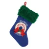 Amscan 18 In. Blue Chrismukkah Plush Fabric Stocking (2-Pieces)