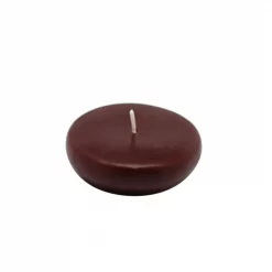 Zest Candle 2.25 In. Brown Floating Candles (Box Of 24)