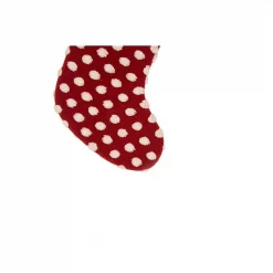 Glitzhome 21 In. H Fabric Pompom Stocking -Indoor-Christmas-Decorations Sales unnamed file 133