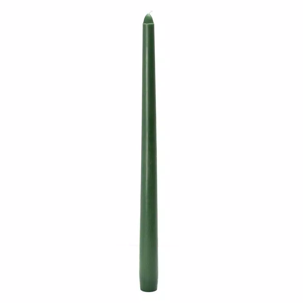Zest Candle 12 In. Hunter Green Taper Candles (12-Set) 2 Zest Candle 12 In. Hunter Green Taper Candles (12-Set) - Image 2