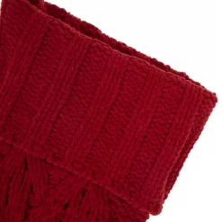 Glitzhome 22 In. L Knitted Polyester Red Christmas Stocking -Indoor-Christmas-Decorations Sales unnamed file 272