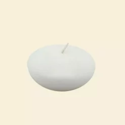 Zest Candle 3 In. White Floating Candles (Box Of 12)