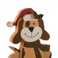 Glitzhome 5.00 In. L X 3.82 In. W X 7.76 In. H Wooden/Metal Cat And Dog Stocking Holder Set Of 2 -Indoor-Christmas-Decorations Sales unnamed file 336
