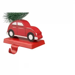 Glitzhome Wooden/Metal Red Car And Truck Stocking Holder (Set Of 2 ) -Indoor-Christmas-Decorations Sales unnamed file 363