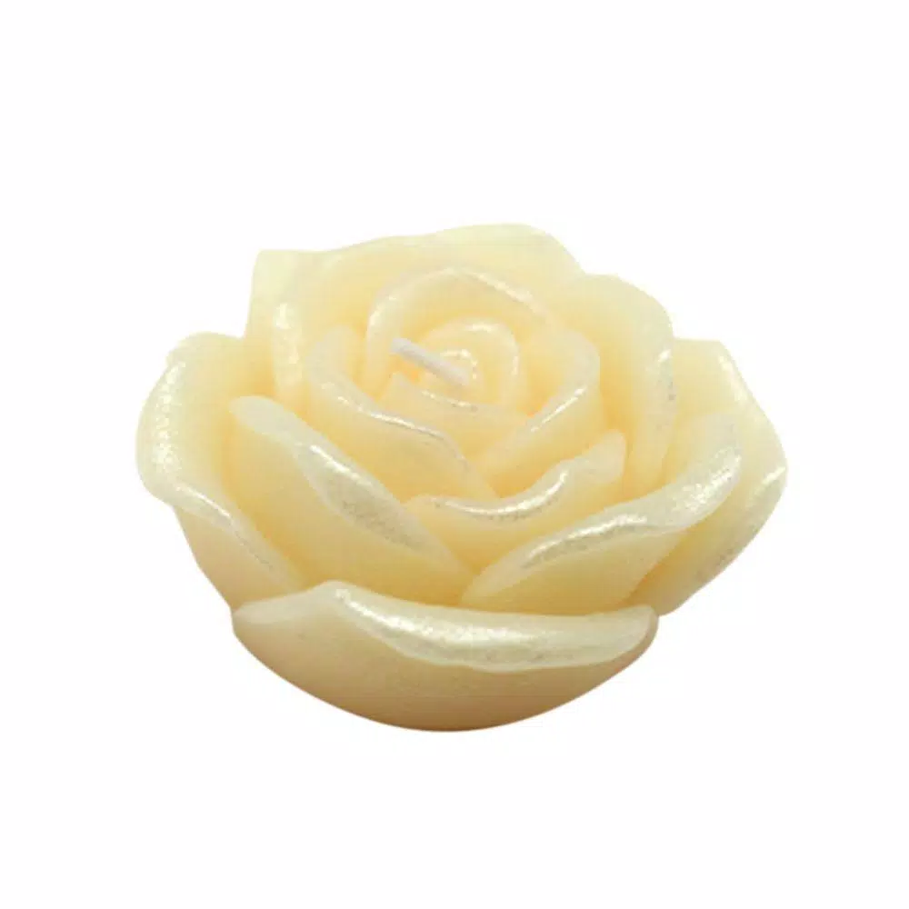 Zest Candle 3 In. Ivory Rose Floating Candles (12-Box) 1 Zest Candle 3 In. Ivory Rose Floating Candles (12-Box)