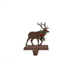 Glitzhome Wooden/Metal Reindeer Stocking Holder (2-Pack) -Indoor-Christmas-Decorations Sales unnamed file 477