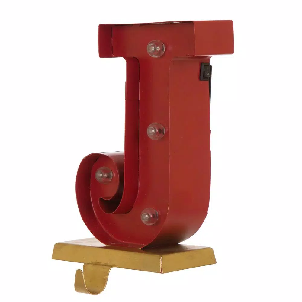 Glitzhome 8.46 In. H JOY Stocking Holder (Set Of 3) 3 Glitzhome 8.46 In. H JOY Stocking Holder (Set Of 3) - Image 3