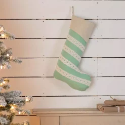 VHC Brands 20 In. Cotton And Felt Mint Margot Farmhouse Christmas Decor Stocking 5 VHC Brands 20 In. Cotton And Felt Mint Margot Farmhouse Christmas Decor Stocking -Indoor-Christmas-Decorations Sales unnamed file 543