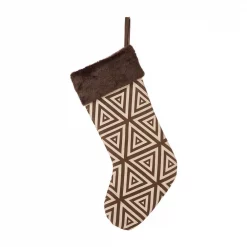 Glitzhome 20 In. L Christmas Stocking With Faux Fur Cuff 10 Glitzhome 20 In. L Christmas Stocking With Faux Fur Cuff -Indoor-Christmas-Decorations Sales unnamed file 548