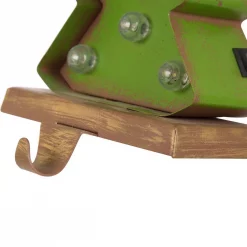 Glitzhome 4.92 In. L X 3.54 In. W X 7.48 In. H Marquee LED Angel And Tree Stocking Holder Set Of 2 -Indoor-Christmas-Decorations Sales unnamed file 598