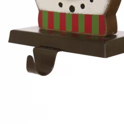Glitzhome 6.50 In. H Wooden/Metal Snowman Head Stocking Holder -Indoor-Christmas-Decorations Sales unnamed file 634