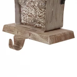 Glitzhome 2-Pack Marquee LED Wooden/Metal Gift Box Stocking Holder -Indoor-Christmas-Decorations Sales unnamed file 653