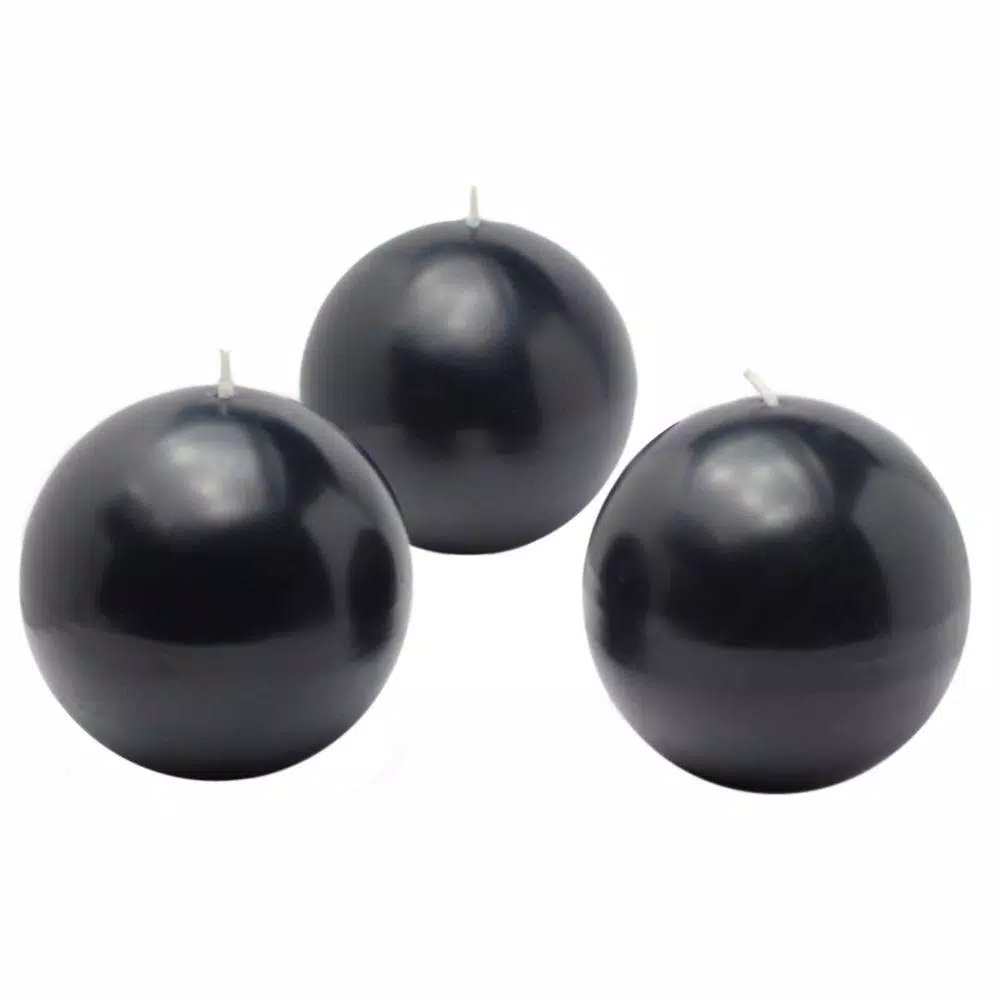 Zest Candle 3 In. Black Ball Candles (6-Box) 1 Zest Candle 3 In. Black Ball Candles (6-Box)