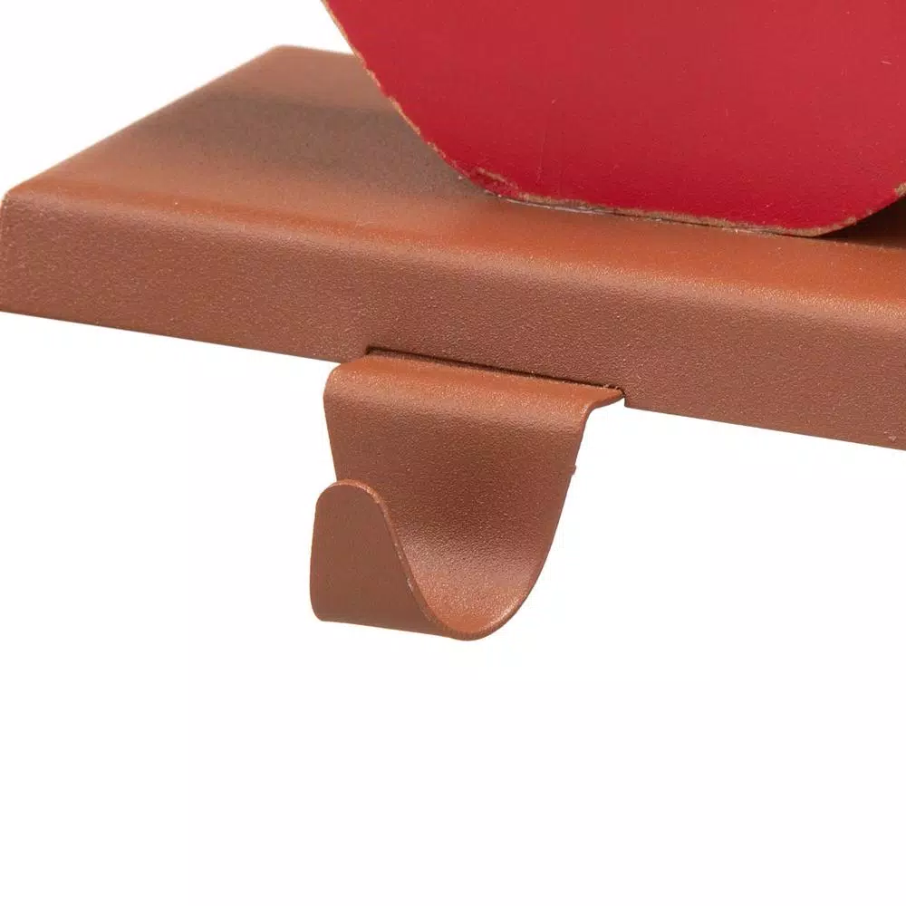 Glitzhome Wooden/Metal Cardinal Stocking Holder (2-Pack) 4 Glitzhome Wooden/Metal Cardinal Stocking Holder (2-Pack) - Image 4