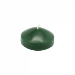 Zest Candle 1.75 In. Hunter Green Floating Candles (Box Of 24)