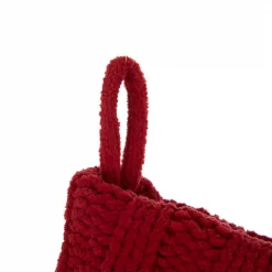 Glitzhome 22 In. Knitted Polyester Red Christmas Decoration Stocking (2-Pack) -Indoor-Christmas-Decorations Sales unnamed file 835