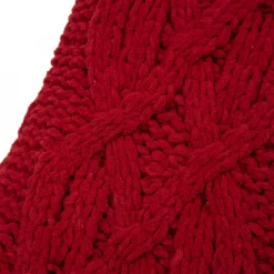 Glitzhome 22 In. Knitted Polyester Red Christmas Decoration Stocking (2-Pack) -Indoor-Christmas-Decorations Sales unnamed file 837