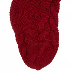 Glitzhome 24 In. H Knitted Polyester Christmas Stocking With Pom Ball-Red 8 Glitzhome 24 In. H Knitted Polyester Christmas Stocking With Pom Ball-Red -Indoor-Christmas-Decorations Sales unnamed file 846