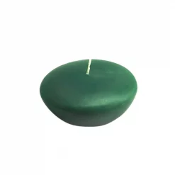 Zest Candle 3 In. Hunter Green Floating Candles (12-Box)
