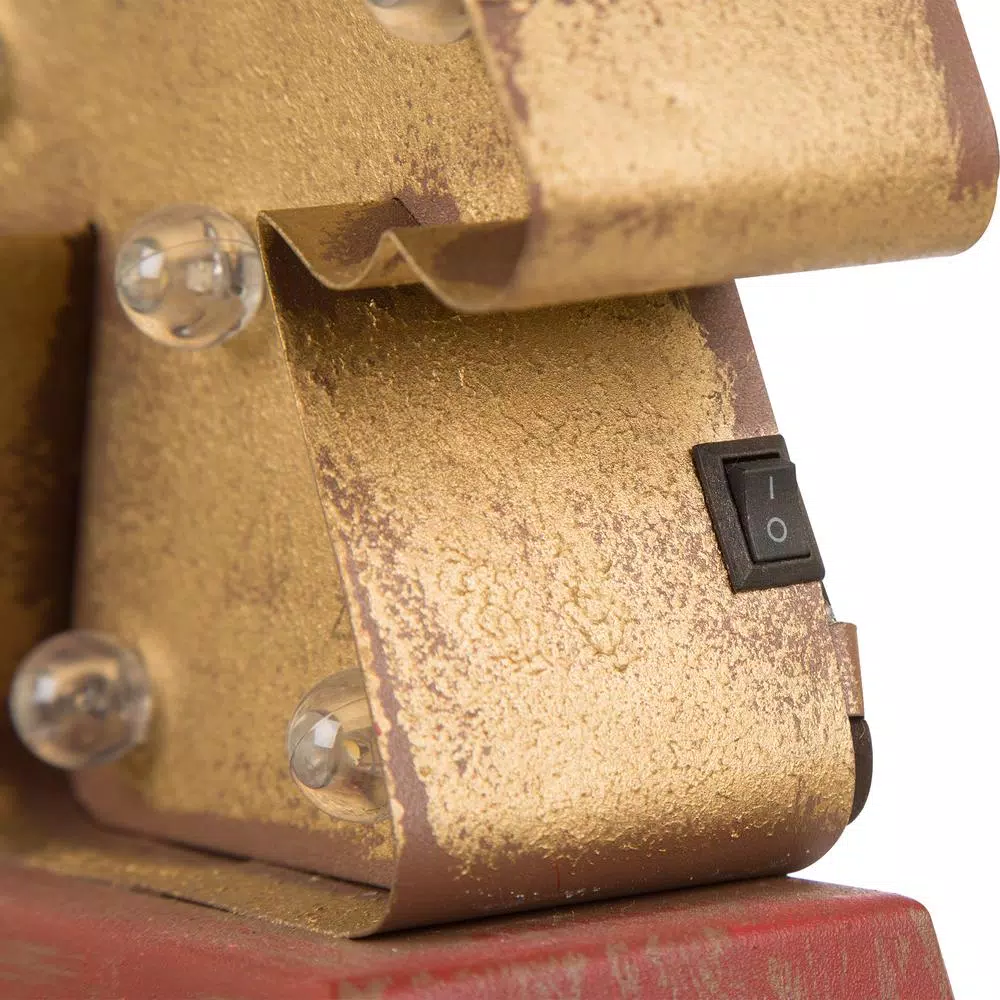 Glitzhome 7.48 In. H Marquee LED Angel Stocking Holder 6 Glitzhome 7.48 In. H Marquee LED Angel Stocking Holder - Image 6