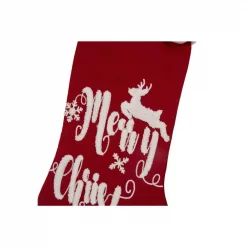 Glitzhome 21 In. H Fabric Stocking, In. Merry Christmas In 10 Glitzhome 21 In. H Fabric Stocking, In. Merry Christmas In -Indoor-Christmas-Decorations Sales unnamed file 928