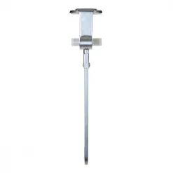 Village Lighting Company Silver Mantle Garland And Stocking Holder 3-Pack