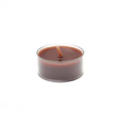 Zest Candle 1.5 In. Brown Tealight Candles (50-Pack)