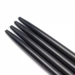 Zest Candle 10 In. Black Taper Candles (12-Set)