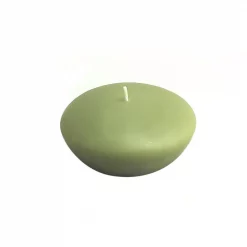 Zest Candle 3 In. Sage Green Floating Candles (Box Of 12)