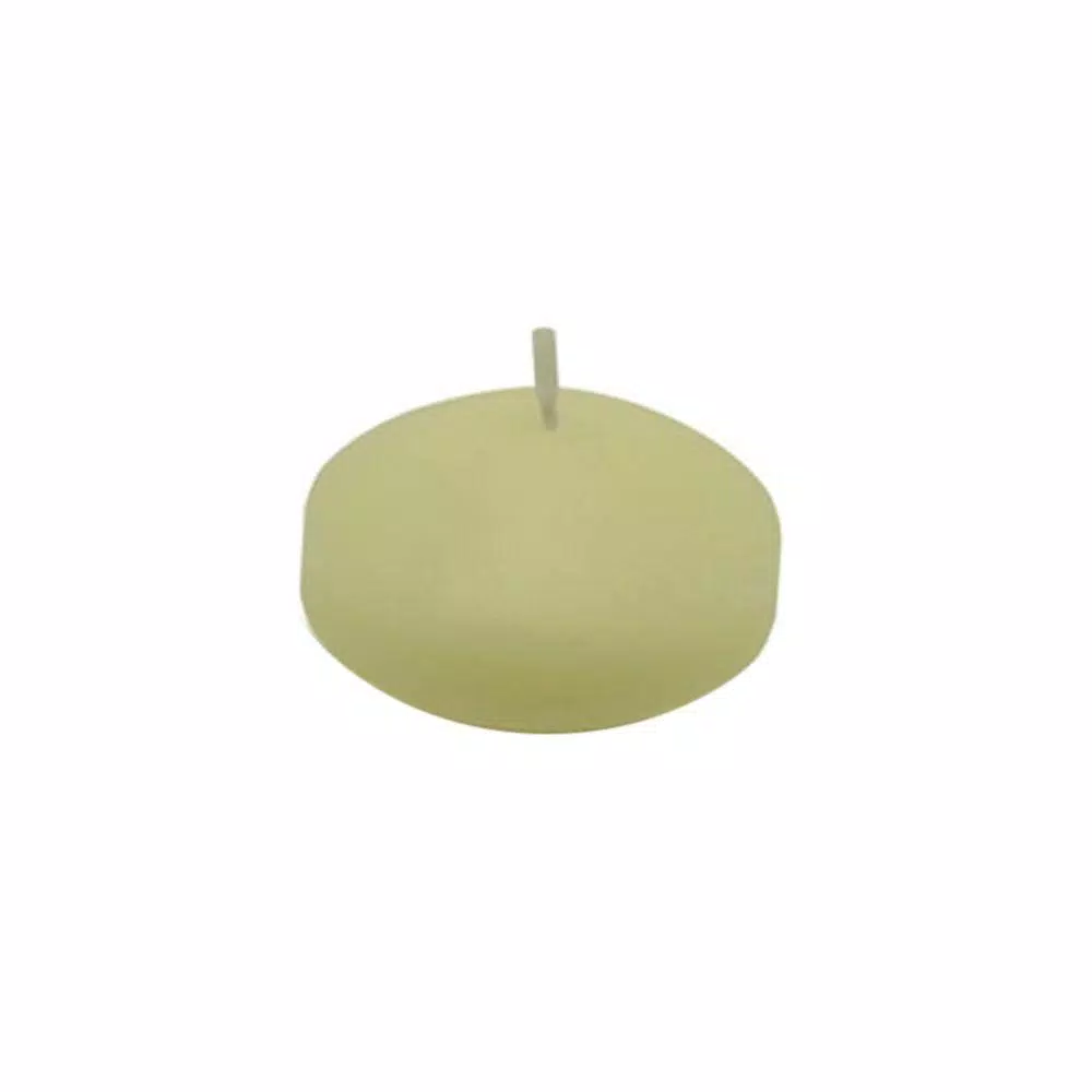 Zest Candle 1.75 In. Ivory Floating Candles (Box Of 24) 1 Zest Candle 1.75 In. Ivory Floating Candles (Box Of 24)