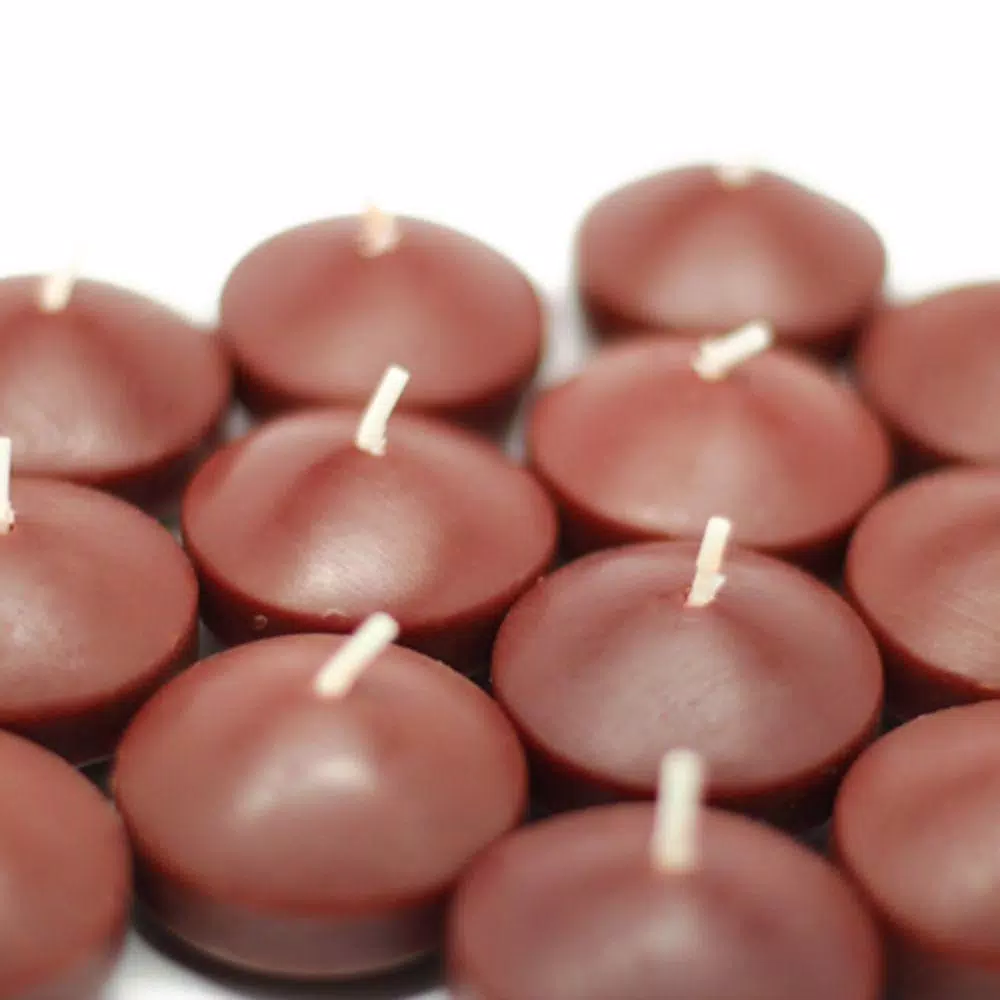 Zest Candle 1.75 In. Brown Floating Candles (Box Of 24) 2 Zest Candle 1.75 In. Brown Floating Candles (Box Of 24) - Image 2